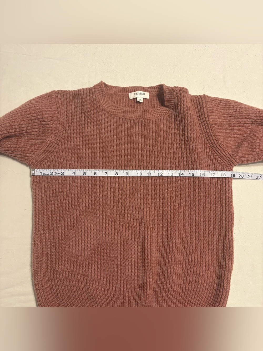 Pink Heimish Ribbed Knit Sweater - Picture 2 of 6